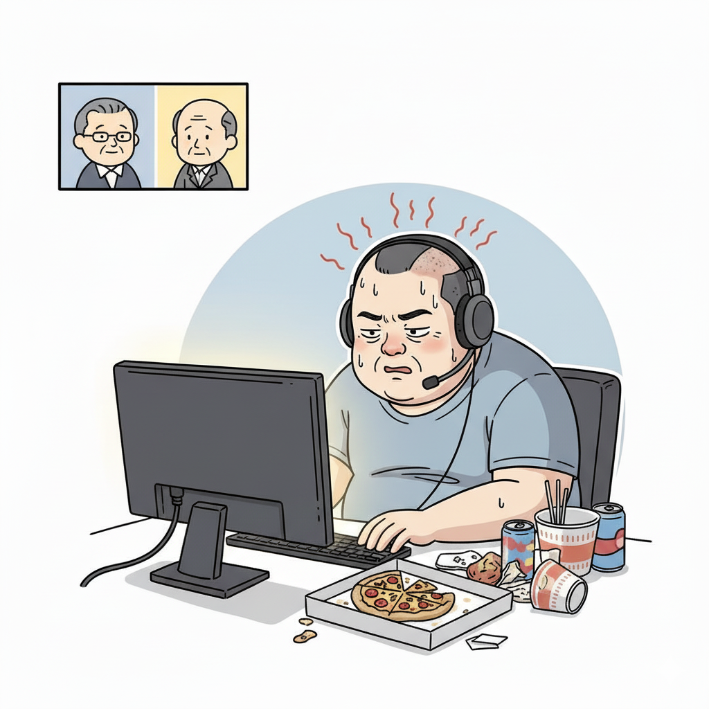 탈모 진행의 원인